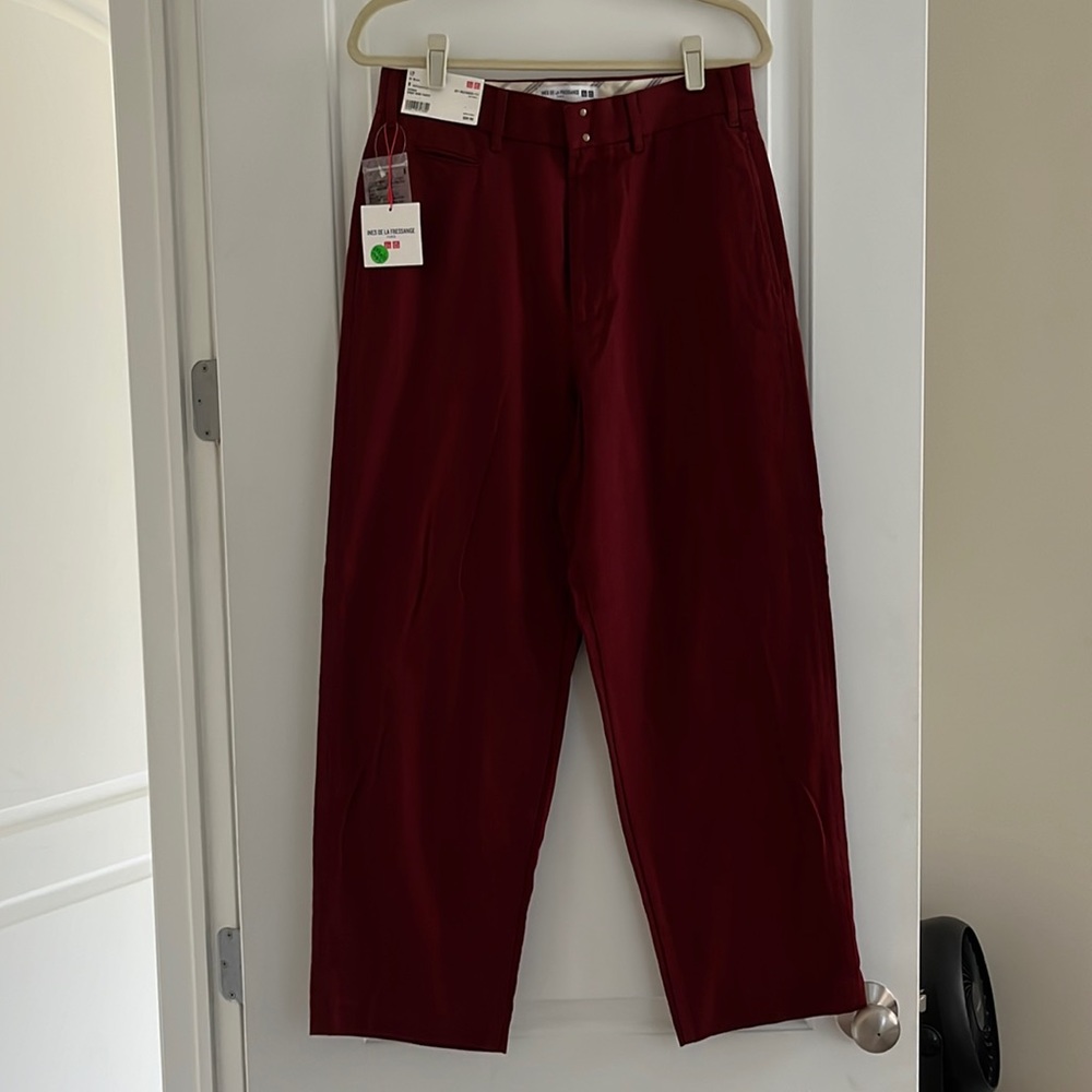 UNIQLO/Ines De La Fressange Chino Wide Leg Pants (8)